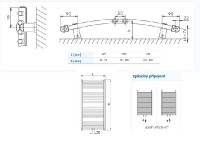 KORADO KORALUX koupelnové těleso Rondo Exclusive - M KRXM 1220.450, chromované KRX-122045-00M27
